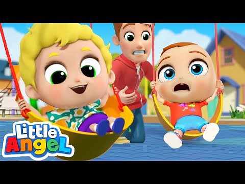 Play Safe At The Playground | Little Angel Kids Songs & Nursery Rhymes