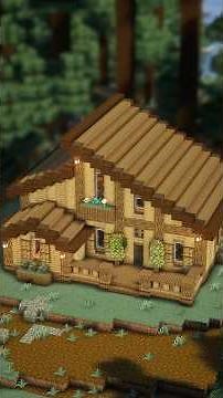Minecraft Starter Spruce House 🏠 #minecraft
