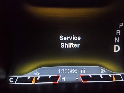 Jeep Cherokee KL Service Shifter Warning, under 3 minute video(No Help Known)