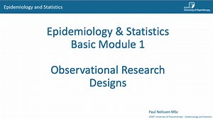 5. Observational Research Designs