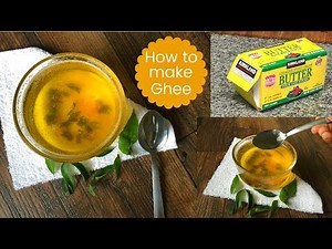 How to make Ghee/Clarified butter at home | Easy full recipe | Do with Love