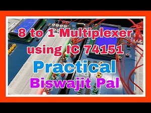 8 to 1 Multiplexer using IC 74151