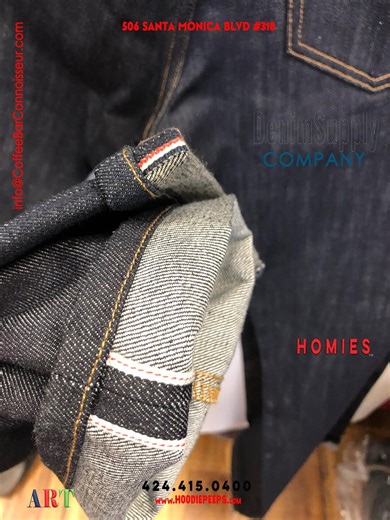 Raw Selvedge Denim · Button Fly · Low Cut Men's Denim Jeans 33 - Etsy