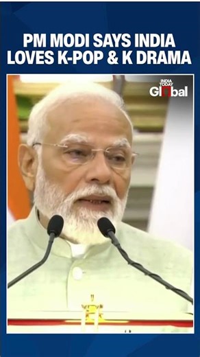 PM Modi Highlights 2000-Year India-Korea Cultural Bond With President Lee Jae-myung |#shorts