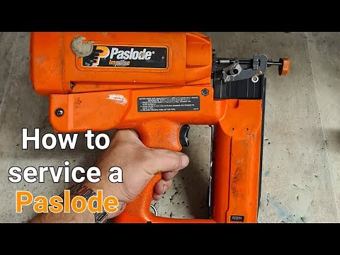 How to service a Paslode IM250 second fix gas gun that won't fire.