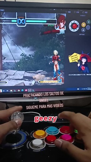 Aprendiendo los secretos de Angel en The King of Fighters 2002