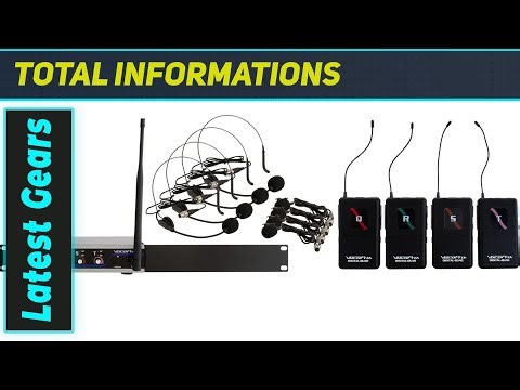 VocoPro 4 Channel Wireless Mic System: Pro Sound & Expandable