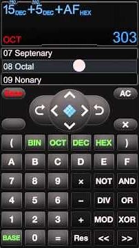 Calculator Infinity (∞) Tutorial - Base Calculation