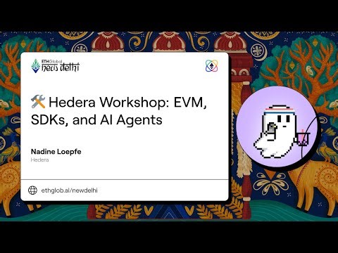 Hedera Workshop: EVM, SDKs and AI Agents I Nadine Loepfe