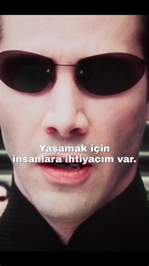 "Seçilmiş kişi olarak sisteme karşı gelirsen, bütün insanlar ölecek." / The Matrix Reloaded