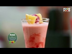 Strawberry & Orange Smoothie Recipe | Healthy Smoothie Recipe | Citrusy Strawbery Surprise Recipe