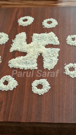 Bina Kate Swastik Banane Ki Trick! 😱 #swastik #symbol #diy #shorts #tradition #indian #parulsaraf