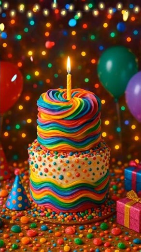 Colorful Birthday Celebration Slideshow 💝| Happy Birthday song | Memories of a Special Birthday 🧁🍰