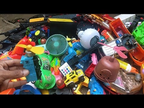 awesome new ideas from scrap breaking and opening toys / 12 dc motor fan and bluetooth speaker light