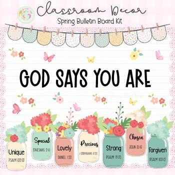 Spring Bulletin Board Ideas March Door Decor Christian Classroom Decorations