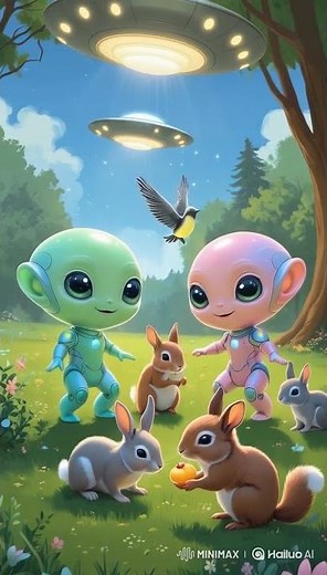 Adorable Aliens Visit Earth – A Magical Animated Story for All Ages