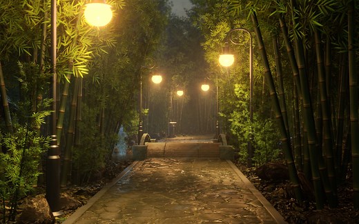 blender speed tree竹林(含下载）