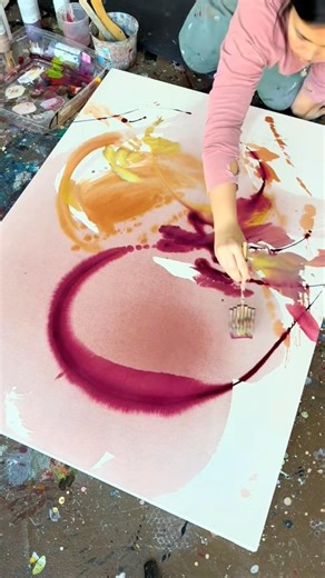 Painting wet on wet technique #art #painting