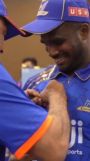 MI Emirates on Instagram: "Debut day done right ✅💙 #OneFamily #MIEmirates #DCvMIE"