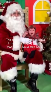 1.9K views · 11 reactions | CRYING ON SANTA’S LAP IS NOT A BABY...