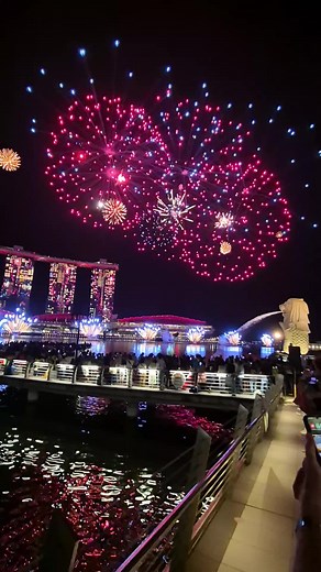 Happy Birthday Singapore - Epic Fireworks Display on National Day
