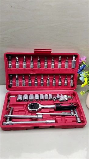 Affordable 46-Piece Tool Set for DIY Projects
