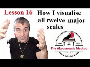 Lesson 16 How I visualise and play all twelve western major scales