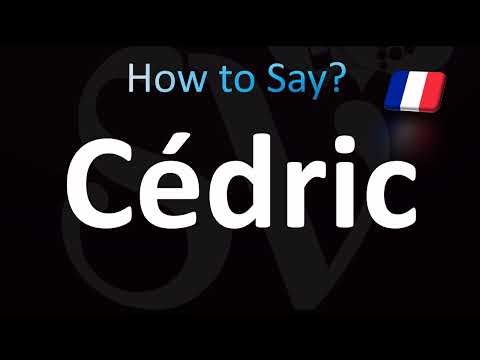 How to Pronounce ''Cédric'' Correctly! (French)
