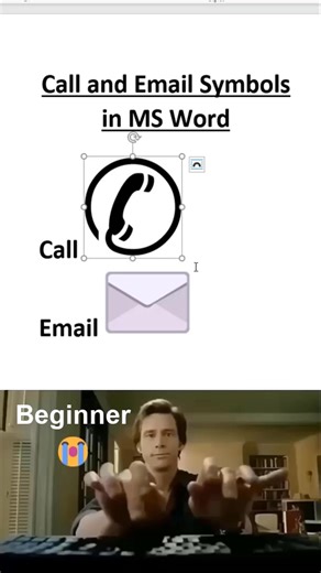 Unlock Call & Email Symbols in MS Word with These Hidden Shortcuts! 💯 #msword #shortcut | Time to office
