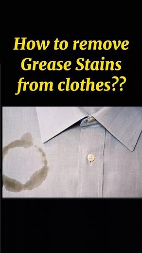 Ultimate Guide: How to Remove Grease from Clothes Like a Pro! 💦 | Stain Removal Hacks