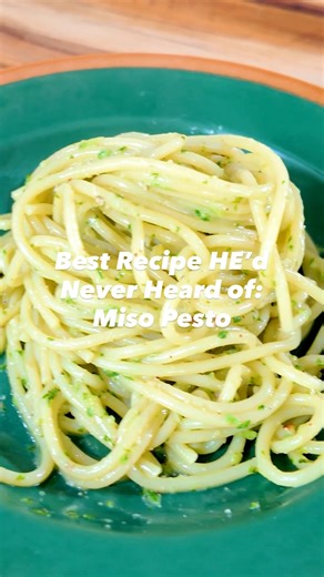 Get the recipe for Miso Pesto Pasta here: https://bit.ly/4mZs2cr One of the best recipes that Chris hadn't heard of until a recent trip to Japan is...Miso Pesto! In Miyazu, Japan, we discovered kinome ae, a sansho leaf and miso sauce that inspired this East-meets-West fusion. Rich miso replaces cheese for creamy depth, while toasted walnuts and fresh basil create layers of flavor that coat every strand of spaghetti. It's proof that the best innovations happen when culinary traditions collide. | 
