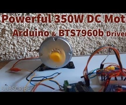 Control Powerful Electric Skateboard E-Bike 350W DC Motor Using Arduino