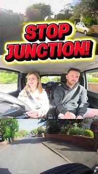 🛑 Molly didn’t notice this was a stop junction but luckily stopped anyway