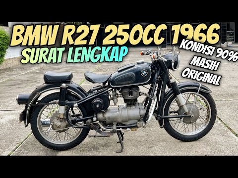 Dijual BMW R27 250cc 1966 Surat Lengkap | Kondisi Istimewa 90% Original