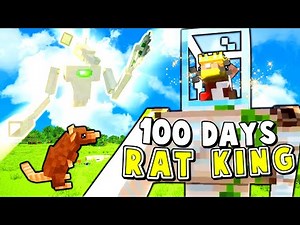 100 Days To Become The Rat King In Minecraft