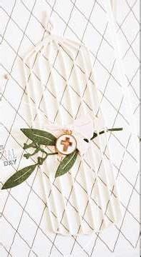 🤍🌿 Card with candle 🕯 for First Holy Communion or Baptism #cards #tutorial #candle #diy