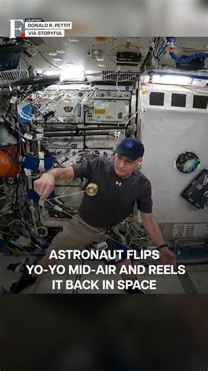Watch: NASA Astronaut Flexes "Yo-Yo" Skills In Space Station | Subscribe To Firstpost | N18G