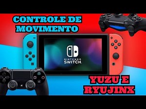 Como Usar o Sensor de Movimento do Controle de PS4 nos Emuladores YUZU e RYUJINX