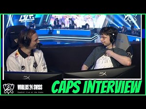 Caedrel Interviews Caps After The G2 VS T1 Series