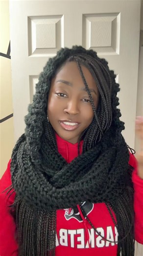 All Black Infinity Hooded Scarf