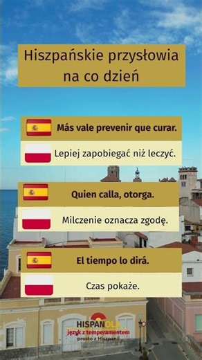 Hiszpańskie przysłowia na co dzień