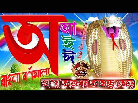 Bangla Bornomala Shikha | অ আ ক খ | अ आ इ ई | বাংলা স্বরবর্ণ ও ব্যঞ্জনবর্ণ | Kids Class in Bangla