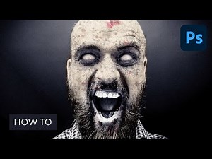 How to Make Terrifying Zombie Portrait in Photoshop (With an Action)