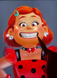 Mei Lee Glow Up Into Miraculous Ladybug - Turning Red Pixar Cartoon | ER Bows