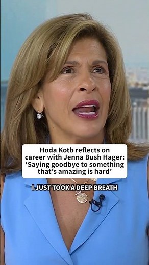 Hoda Kotb reflects on career with Jenna Bush Hager