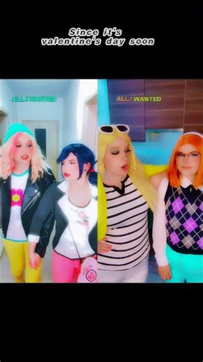 Crushes don't always last |Chloé & Marinette & Zoé & Sabrina ‪@nikkihatsunecosplay‬ #shorts