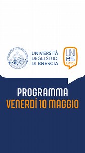 Pronto per gli UnibsDays? 🔥 Iscriviti subito ➡️ https://bit.ly/3UmJew6 Venerdì 10 maggio ti aspettiamo in Piazza Paolo VI per scoprire l'offerta formativa #unibs e molto altro ancora! 🎓 L'unibs Village ti aspetta dalle 10.00 alle 19.00. 🎤 Dalle 14.30 saremo insieme con showcase musicali e incontri con ospiti eccezionali!. Saranno con noi: 🔹 Angiolino Tomasi ed Enrico Ghidoni - podisti estremi 🔹 Stefano Karadjov - direttore di Fondazione Bresciaa Musei 🔹 Andrea Bariselli - psicologo e neuro