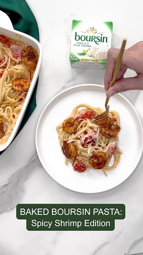 Decadent Boursin Cheese Pasta Recipes | Shrimp Garlic Bake