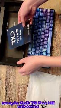 strayfe RxD 75 Pro HE unboxing