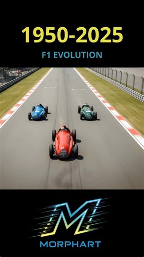 Morphart | F1 Evolution (1950–2025) in 30 seconds — from Alfa Romeo 158 to Red Bull RB21. Lotus 79, McLaren MP4/4, Ferrari F2004, Brawn BGP001,... | Instagram